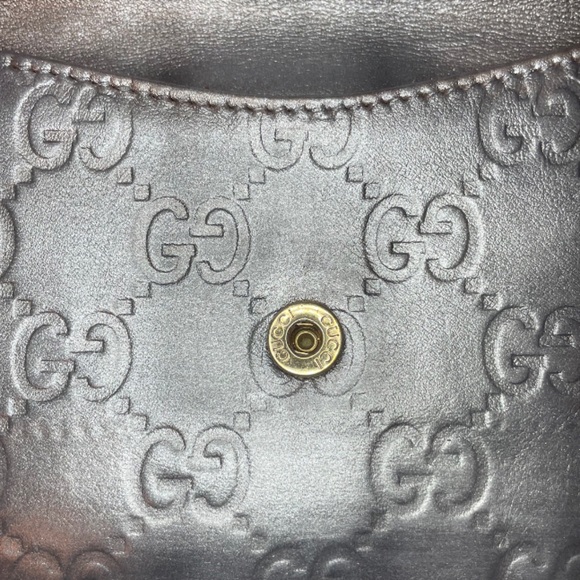 Authentic Gucci Guccissima heart Silver metallic Wallet - Picture 15 of 15